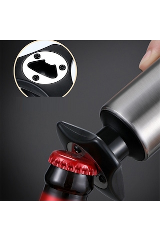 Şarap Şişe Açacağı, Büküm Tipi Şarap Mantar Açacağı, Siyah Siyah