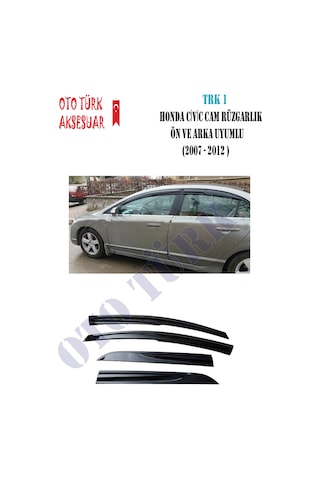 Honda Civic Fd6 2007-2012 Mugen Cam Rüzgarlığı Ön-Arka