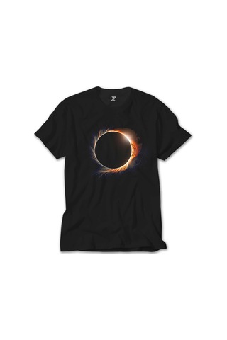 Solar Eclipse Siyah Tişört Siyah
