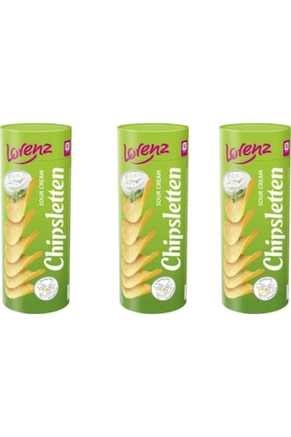 Lorenz Chipsletten Patates Cipsi 100 Gr Ekşi Krema X 3 Adet