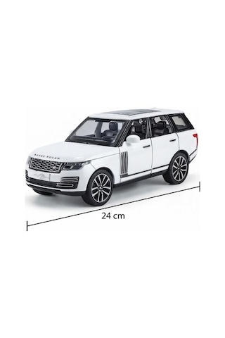 Kumandalı Şarjlı Jeep Cross Country 1:16 Ölçekli 4 Fonksiyonlu Işıklı Oyuncak Araba Beyaz
