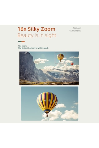 Hallow 4k Dijital Kamera 48 MP Yeşil