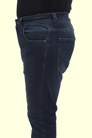 Denim Cartel Dmctekstil Erkek Lacivert 1006 Yüksek Bel Normal Kesim Boru Paça Jean Pantolon