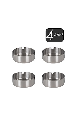 Porsima Etn-015 4 lü Küllük 1,2 ml Kalınlık Metal Küllük