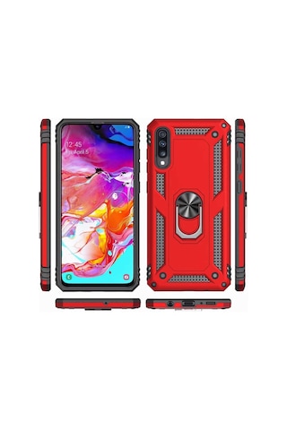 Samsung Galaxy Uyumlu A50 Kılıf Zore Vega Kapak Siyah