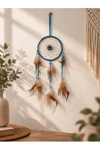 Motifli Düş Kapanı Mavi Rüya Kapanı Dream Catcher Bej Tüylü Nazar Boncuklu Bohem Duvar Süsü Bohem El Yapımı Düş Kapanı Motifli Düş Kapanı Mavi Rüya Kapanı Dream Catcher Bej Tüylü Nazar Boncuklu Bohem Duvar Süsü Bohem El Yapımı Düş Kapanı
