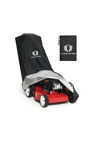 Çim Biçme Makinesi Kapağı Pa Kaplamalı Çift Çizme Depolama Çantası, 600d Polyester Oxford