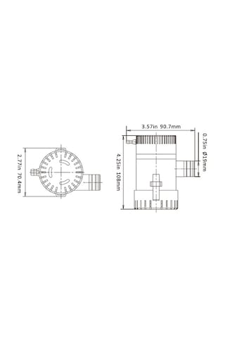 Seaflo Sintine Pompa 500gph 12v