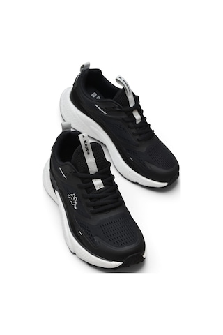 Ispartalılar Kp-4035 Ortopedik Taban Günlük Unisex Spor Ayakkabı Kappa Spor Ayakkabı Siyah
