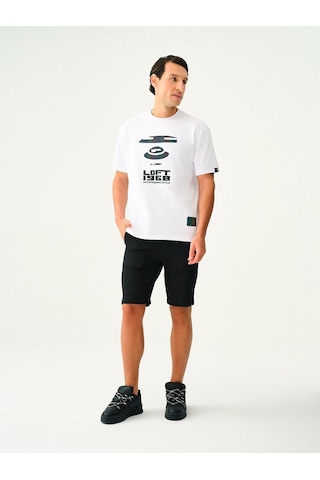 LOFT Loose Fit Erkek Tshirt K.kol Lf2036407 Q1.v1 Beyaz