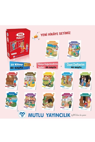 Mutlu 112 Macit Hikaye Seti 10 +2 Li Set