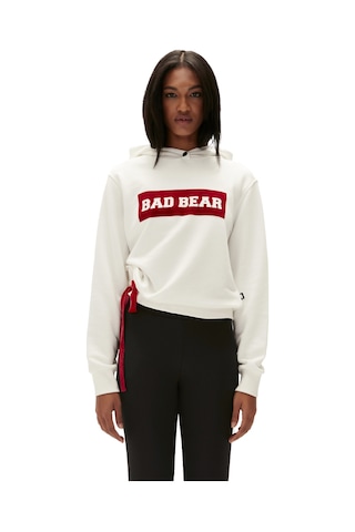 Bad Bear Flog Kadın Kapüşonlu SweatShirt- 22.04.12.007 Ekru