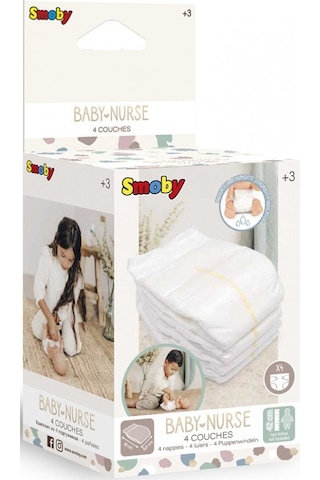 Baby Nurse Oyuncak Bebek Bezi 4 Adet