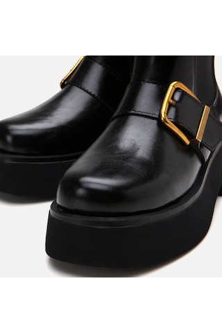 Hotiç Siyah Kadın Düz Bot 01boh298890a100 Siyah-black Siyah