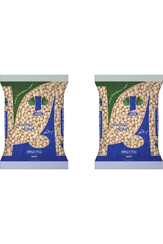 Yazar Koçbaşı Nohut 2 x 5 KG + Yazar Pilavlık Bulgur 1 KG
