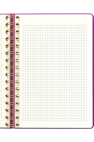 Melimelek Kareli Defter Mor Bez Ciltli - Ceyda Düvenci Pembe