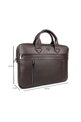 14 İnç Evrak Ve Laptop Çantası Kahverengi