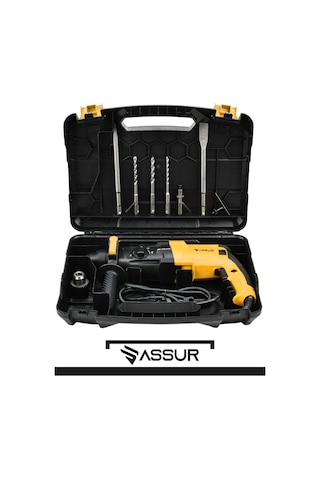 Assur Profesyonel Metal Şanzıman Kırıcı Delici Hilti Darbeli Matkap 2-28MM - 1803