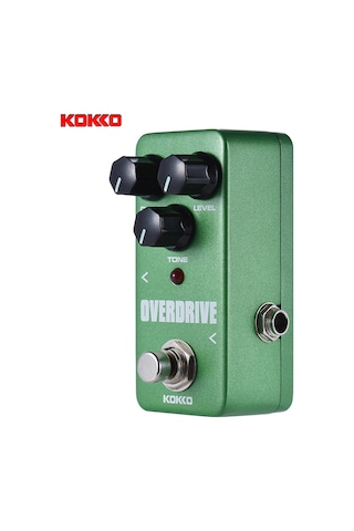 Ruicoo Kokko Fod3 Mini Gitar Efek Pedalı - Doğal Tüp Overdrive Sesi, Renkli Ton Ayarlama, True Bypass, Aluminyum Kasa