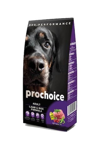 Prochoice Adult Kuzu Etli ve Pirinçli Yetişkin Köpek Maması 12 KG
