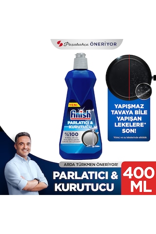 Finish Temizlik ve Bakım Seti Parlatıcı 400 ML + Makine Temizleyici Sıvı 250 ML + Tuz 550 G