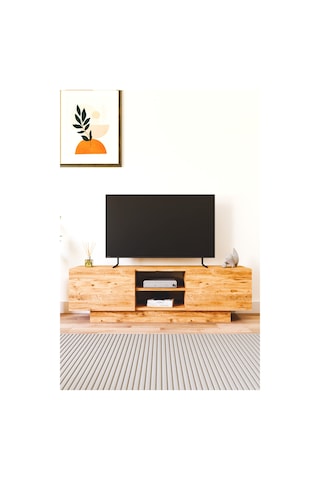 Dora Tv Sehpası, Tv Standı, Televizyon Ünitesi Atlantik Çam