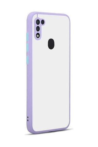 Galaxy A11 Kılıf Zore Hux Kapak Lila