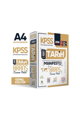 2024 Kpss Ön Lisans Genel Kültür Tarih - Coğrafya - Vatandaşlık Ma...