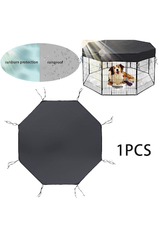 Homyl Köpek Oyun Parkı Kapağı Su Geçirmez Katlanabilir