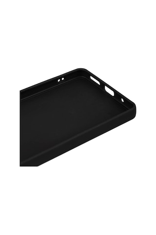 Kilifone - Tecno Camon 30 Uyumlu - Kılıf Mat Soft Esnek Biye Silikon - Siyah