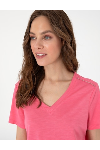 Pierre Cardin Kadın Pembe Tişört 50301461-vr041 Pembe