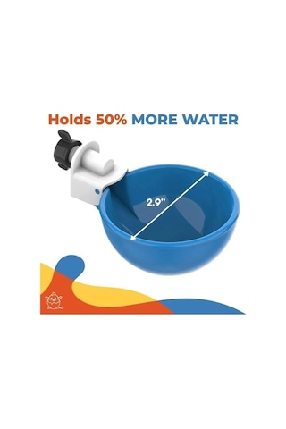 Pazly Otomatik Kümes Hayvanı Suluk Seti - 12 Adet Pp Plastik Su Kabı Tavuk, Ördek, Kaz, Hindi İçin