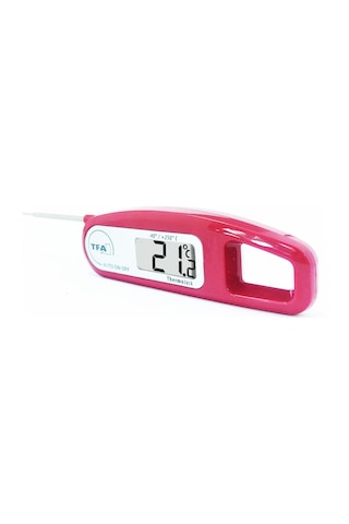 TFA Thermo Jack Katlanır Problu Dijital Termometre Bordo