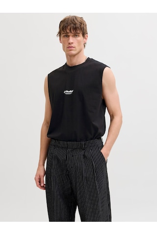 Jack & Jones Soho Erkek Siyah Atlet 12288001-b