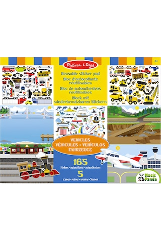 Melissa And Doug Tak Çıkar Çıkartma Kitabı - Araçlar