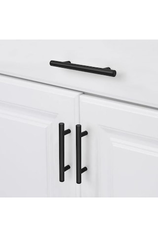Marelli 96 Mm Siyah Paslanmaz Boy Kulp Mobilya Kulbu, Dolap Kulbu Diğer
