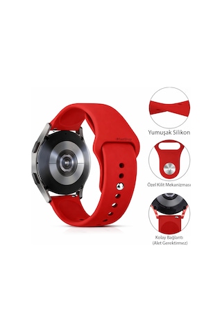 Huawei Watch Gt3 42mm / Gt2 42mm Uyumlu Yumuşak Soft Yüksek Kalite Spor Silikon Kordon