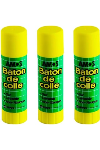 Amos Stick Yapıştırıcı 8 Gr 3 Adet