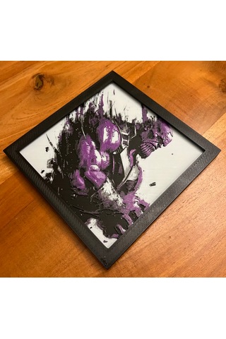 Thanos 3d Baskı Tablo Çerceve