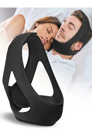 Unisex Ayarlanabilir Uyku Horlama Önleyici Çene Bandı Horlama Engelleme Maskesi