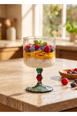 The Mia Bead Dondurmalık Tatlı Sunum Kasesi Amber 300 Ml