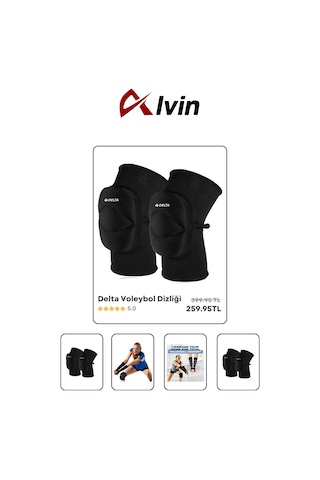 Voleybol Spor Seti - Dizlik, Elik, Saç Bandı, Bilek Havlusu Ve Uzun Çorap Ile Tam Takım Altın - Siyah