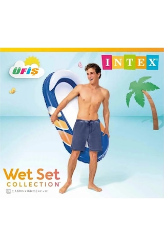 Intex Fileli Şişme Deniz Yatağı 160x84cm - 58848