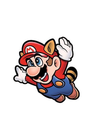 9 X 9 Cm Uçan Mario Sticker Süper Mario Motor Araba Kask Laptop Sticker
