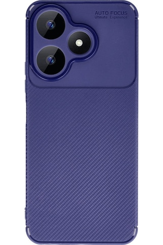 Xiaomi Redmi 13 4g Kılıf Karbon Silikon Case Kapak Lacivert