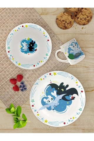 Priority. Dragon Nasıl Eğitilir Serisi - Derin Yemek Kabı Salata Kasesi 208894894 Mavi