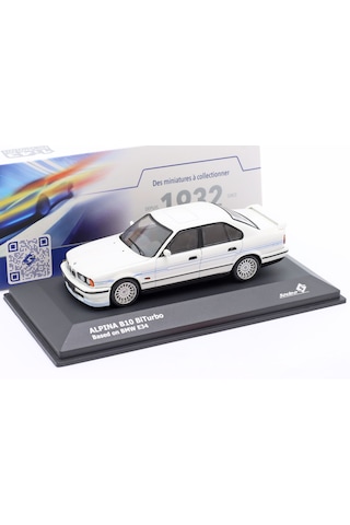 1:43 Ölçek Solido 1994 Bmw Alpina B10 E34 Diecast Metal Minyatür Model Araba 10cm