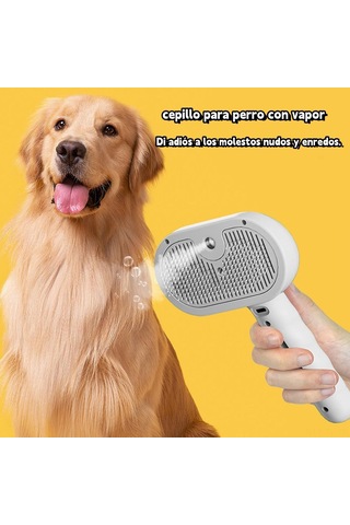 Hombey Mascota Tüy Kaldırıcı Sprey Çekiç - Kedi Köpek Tüy Alıcı, Elektrostatik Azaltıcı, Usb Şarjlı, Beyaz