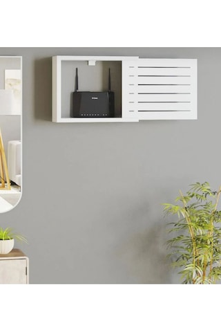 Aydoğdu Wifi Saklama Kutusu Modem Pc Bilgisayar Kablo Priz Şartel Elektrik Beyaz