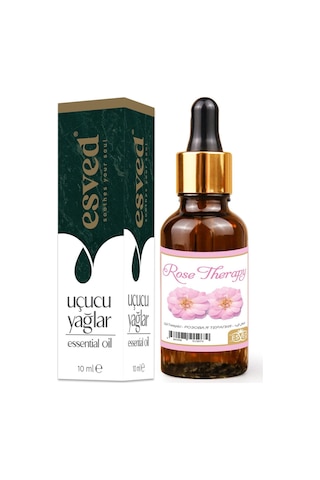 Gül Terapisi Kokusu Saf Esansiyel Uçucu Yağ Buhurdanlık Yağı Difüzör Esansı Aromaterapi Ortam Koku 10ml
